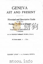 GENEVA PAST AND PRESENT PDF电子版封面 PROF. E. DUMERGUE