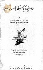 Storybook Europe 1929 PDF电子版封面