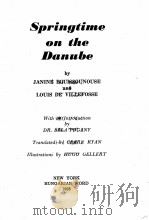 SPRINGTIME ON THE DANUBE 1956 PDF电子版封面