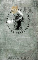 DAILY EXCEPT SUNDAYS 1938 PDF电子版封面