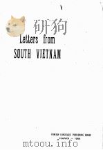LETTERS FROM SOUTH VIETNAM V.1 1964 PDF电子版封面