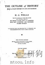 THE OUTLINE OF HISTORY THE FOURTH EDITION VOLUME THREE（1922 PDF版）