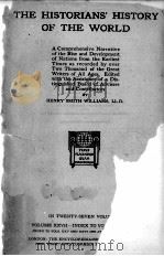THE HISTORIANS‘ HISTORY OF THE WORLD VOLUME XXVII 1926 PDF电子版封面