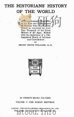 THE HISTORIANS‘ HISTORY OF THE WORLD VOLUME V（1926 PDF版）