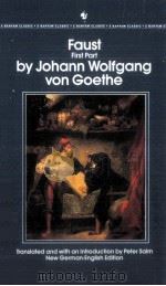 FAUST BY JOHANN WOLFGANG VON GOETHE PDF电子版封面