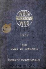 THE WHO‘S WHO IN MALAYSIA 1967 PDF电子版封面 J.VICTOR MORAIS