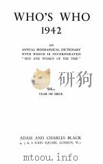 WHO‘S WHO 1942（ PDF版）