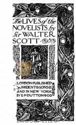 THE LIVES OF THE NOVELISTS PDF电子版封面