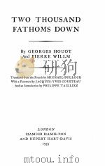 TWO THOUSAND FATHOMS DOWN 1955 PDF电子版封面