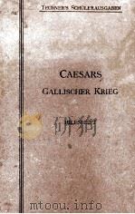 DES C.JULIUS CAESAR GALLISCHER KRIEG 1898 PDF电子版封面