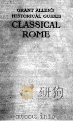 CLASSICAL ROME PDF电子版封面 H.STUART JONES
