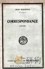 CORRESPONDANCE PDF电子版封面