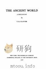 THE ANCIENT WORLD（1937 PDF版）