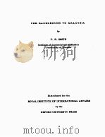 THE BACKGROUND TO MALAYSIA（1965 PDF版）