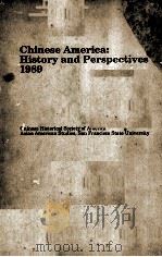 Chinese America:History and Perspectives 1989 1989 PDF电子版封面 0961419822