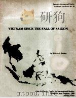 VIETNAM SINCE THE FALL OF SAIGON 1980 PDF电子版封面