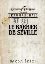 LE BARBIER DE SEVILLE PDF电子版封面 204016006X BEAUMARCHAIS