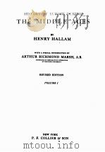HISTORY OF EUROPE DURING THE MIDDLE AGES REVISED EDITION VOLUME Ⅰ（1900 PDF版）