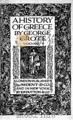 A HISTORY OF GREECE VOLUME Ⅴ PDF电子版封面 GEORGE GROTE
