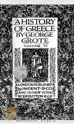 A HISTORY OF GREECE VOLUME Ⅵ（ PDF版）