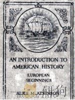 AN INTRODUCTION TO AMERICAN HISTORY REVISED EDITION（1912 PDF版）