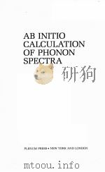 AB INITIO CALCULATION OF PHONON SPECTRA PDF电子版封面 0306411199 J.T.DEVREESE AND V.E.VAN DOREN