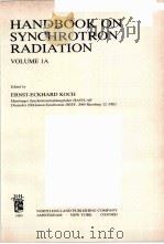 HANDBOOK ON SYNCHROTRON RADIATION  VOLUME  1A（ PDF版）