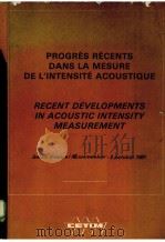 RECENT DECELOPMENTS IN ACOUSTIC INTENSITY MEASUREMENT（1981 PDF版）
