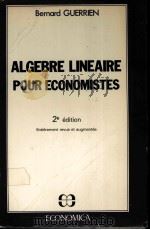 ALGEBRE LINEAIRE POUR ECONOMISTES 2E EDITION PDF电子版封面