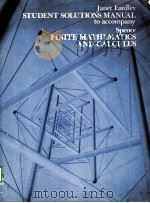 STUDENT SOLUTIONS MANUAL TO ACCOMPANY PDF电子版封面 0060418435 JANET EARDLEY