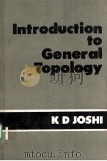 INTRODUCTION TO GENERAL TOPOLOGY REVISED PDF电子版封面 0852264445 K.D.JOSHI