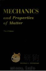 MECHANICS AND PROPERTIES OF MATTER THIRD EDITION PDF电子版封面 REGINALD J.STEPHENSON