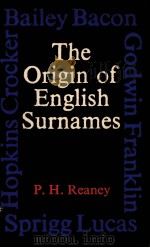 THE ORIGIN OF ENGLISH SURNAMES（ PDF版）