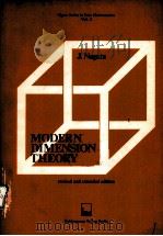 MODERN DIMENSION THEORY REVISED AND EXTENDED EDITION PDF电子版封面 3885380021 J.NAGATA