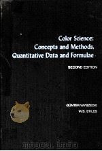 COLOR SCIENCE：CONCEPTS AND METHODS，QUANTITATIVE DATA AND FORMULAE  2ND EDITION（ PDF版）