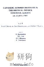 CAP-NSERC SUMMER INSTITUTE IN THEORETICAL PHYSICS EDMONTON，ALBERTA 10-25 JULY，1987   VOL.II  QUANTUM（ PDF版）