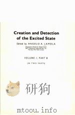 CREATION AND DETECTIION OF THE EXCITED STAE  VOLUME 1  PART B（1971 PDF版）