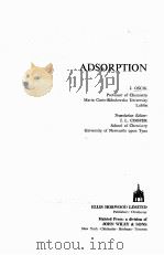 ADSORPTION PDF电子版封面 047027218X J.OSCIK,I.L.COOPER