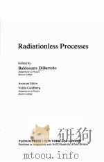 RADIATIONLESS PROCESSES PDF电子版封面 0306405776