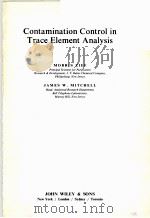 CONTAMINATION CONNTROL IN TRACE ELEMENT ANALYSIS（ PDF版）