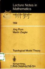 TOPOLOGICAL MODEL THEORY 1980 PDF电子版封面 3540097325