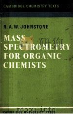 MASS SPECTROMETRY FOR ORGANIC CHEMISTS（1972 PDF版）