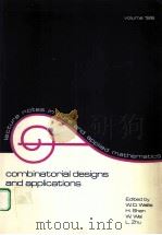 COMBINATORIAL DESIGNS AND APPLICATIONS（ PDF版）