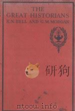THE GREAT HISTORIANS 1924 PDF电子版封面