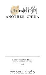 THERE IS ANOTHER CHINA 1948 PDF电子版封面
