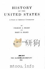 HISTORY OF THE UNITED STATES REVISED EDITION（1942 PDF版）