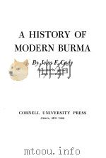 A HISTORY OF MODERN BURMA（1960 PDF版）