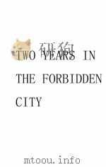 TWO YEARS IN THE FORBIDDEN CITY（ PDF版）