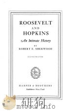 ROOSEVELT AND HOPKINS 1948 PDF电子版封面