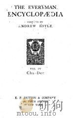 THE EVERYMAN ENCYCLOPAEDIA VOL Ⅳ PDF电子版封面 ANDREW BOYLE